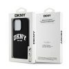 DKNY DKHMP14LSNYACH iPhone 14 Pro6.1 czarny/black hardcase Liquid Silicone White Printed Logo MagSafe